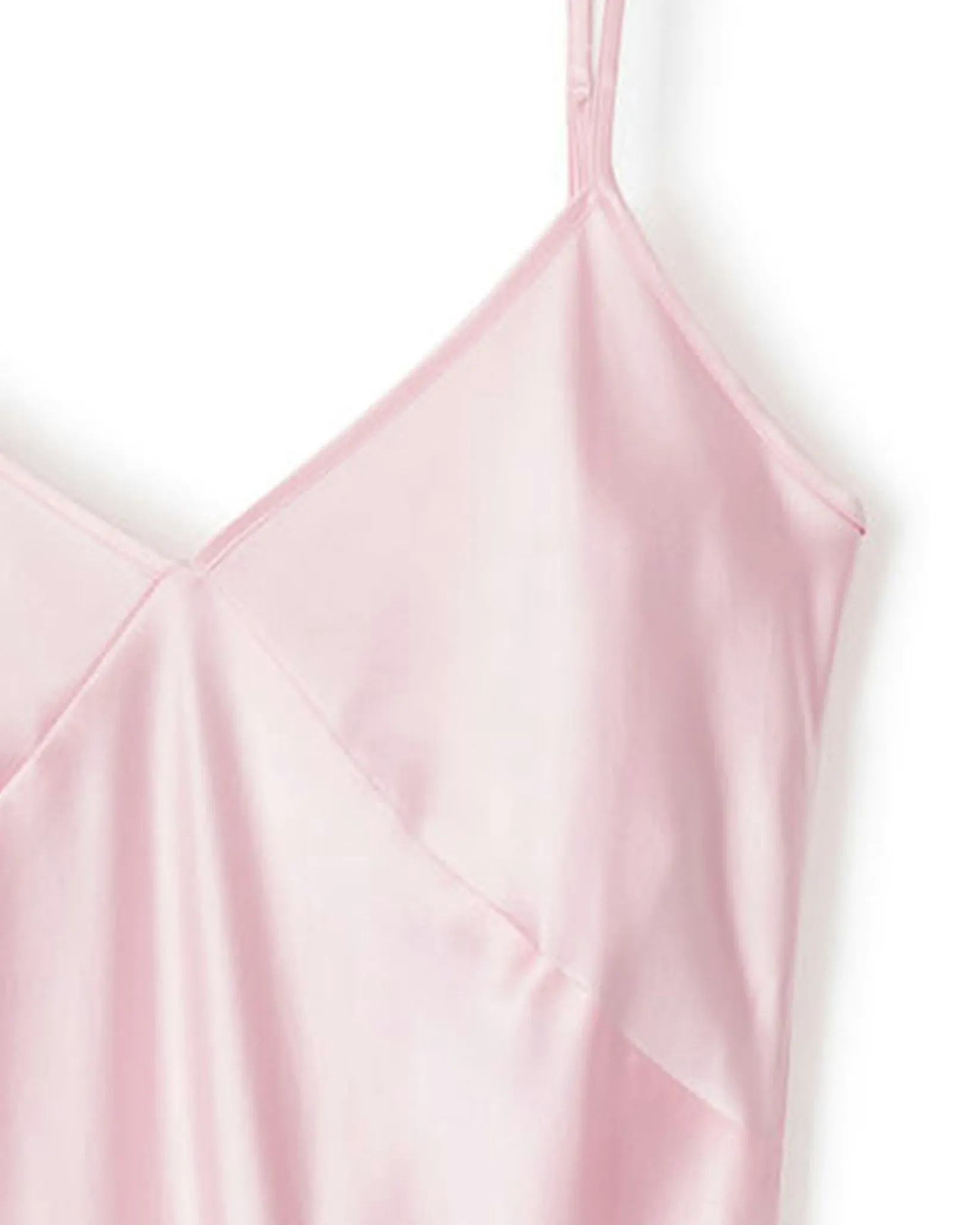 Women Petite Plume Women's Silk Cosette Nightgown in Pink