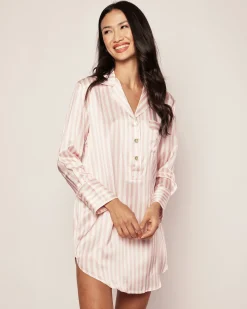 Women Petite Plume Women's Silk Nightshirt in