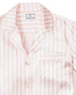 Women Petite Plume Women's Silk Pajama Short Set in s
