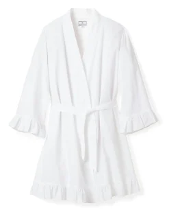 Women Petite Plume Women's Robe in White