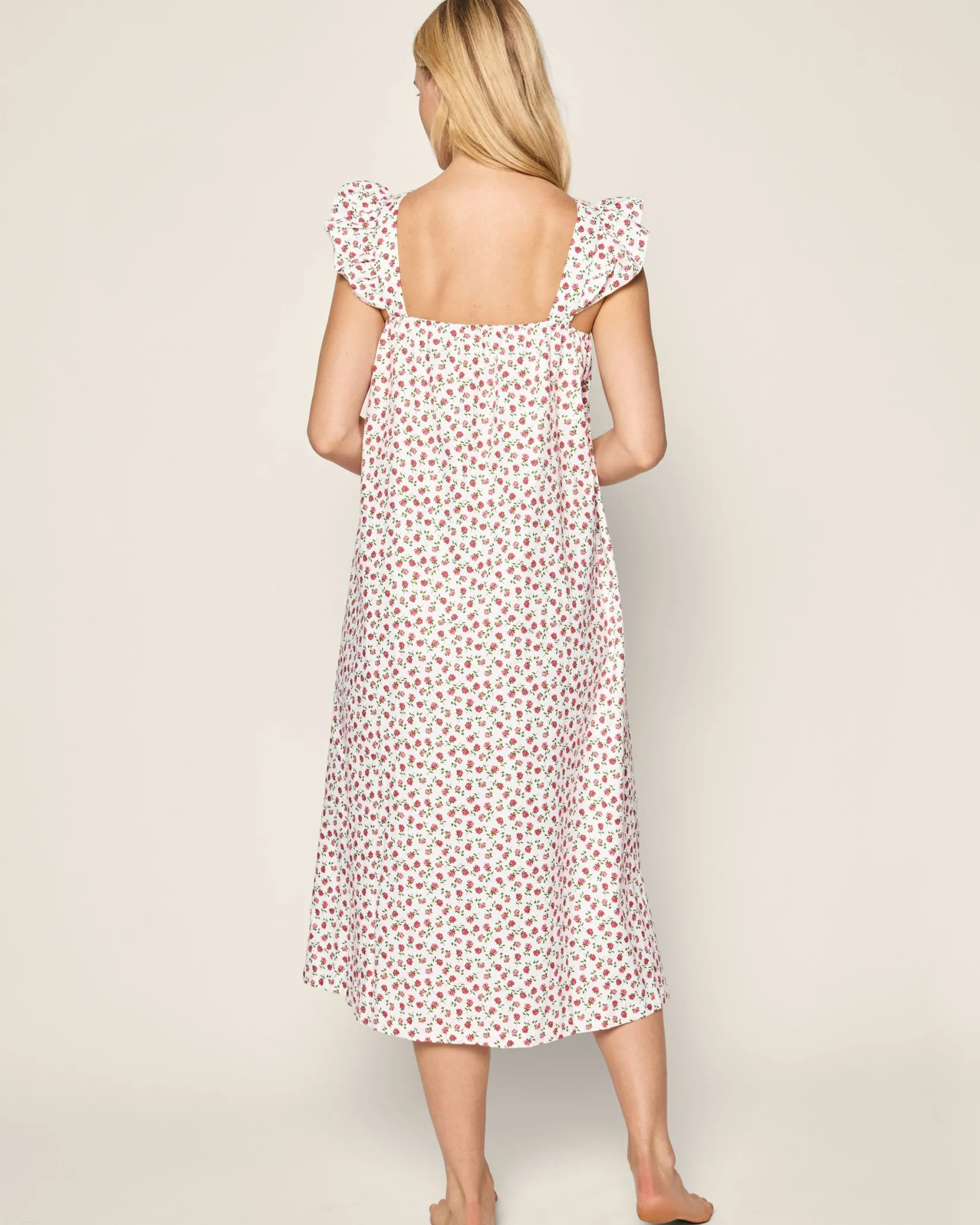 Women Petite Plume Women's Twill Clara Nightgown in White