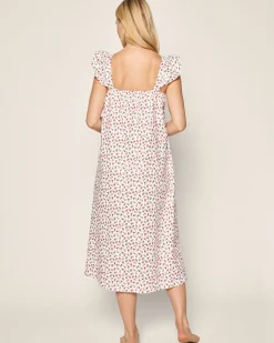 Women Petite Plume Women's Twill Clara Nightgown in Petite Petals