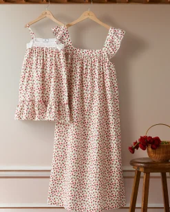 Women Petite Plume Women's Twill Clara Nightgown in Petite Petals