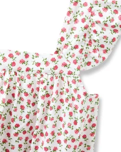 Women Petite Plume Women's Twill Clara Nightgown in Petite Petals