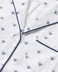 Women Petite Plume Women's Twill Nightshirt in