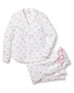 Women Petite Plume Women's Twill Pajama Set in