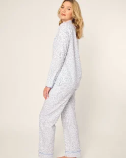 Women Petite Plume Women's Twill Pajama Set in Sweethearts