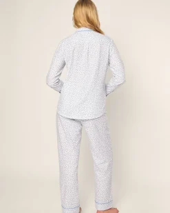 Women Petite Plume Women's Twill Pajama Set in Sweethearts