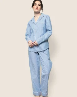 Women Petite Plume Women's Twill Pajama Set in