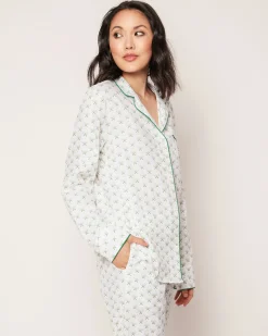 Women Petite Plume Women's Twill Pajama Set in