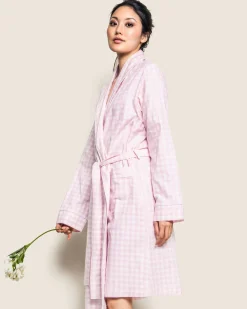 Women Petite Plume Women's Twill Robe in